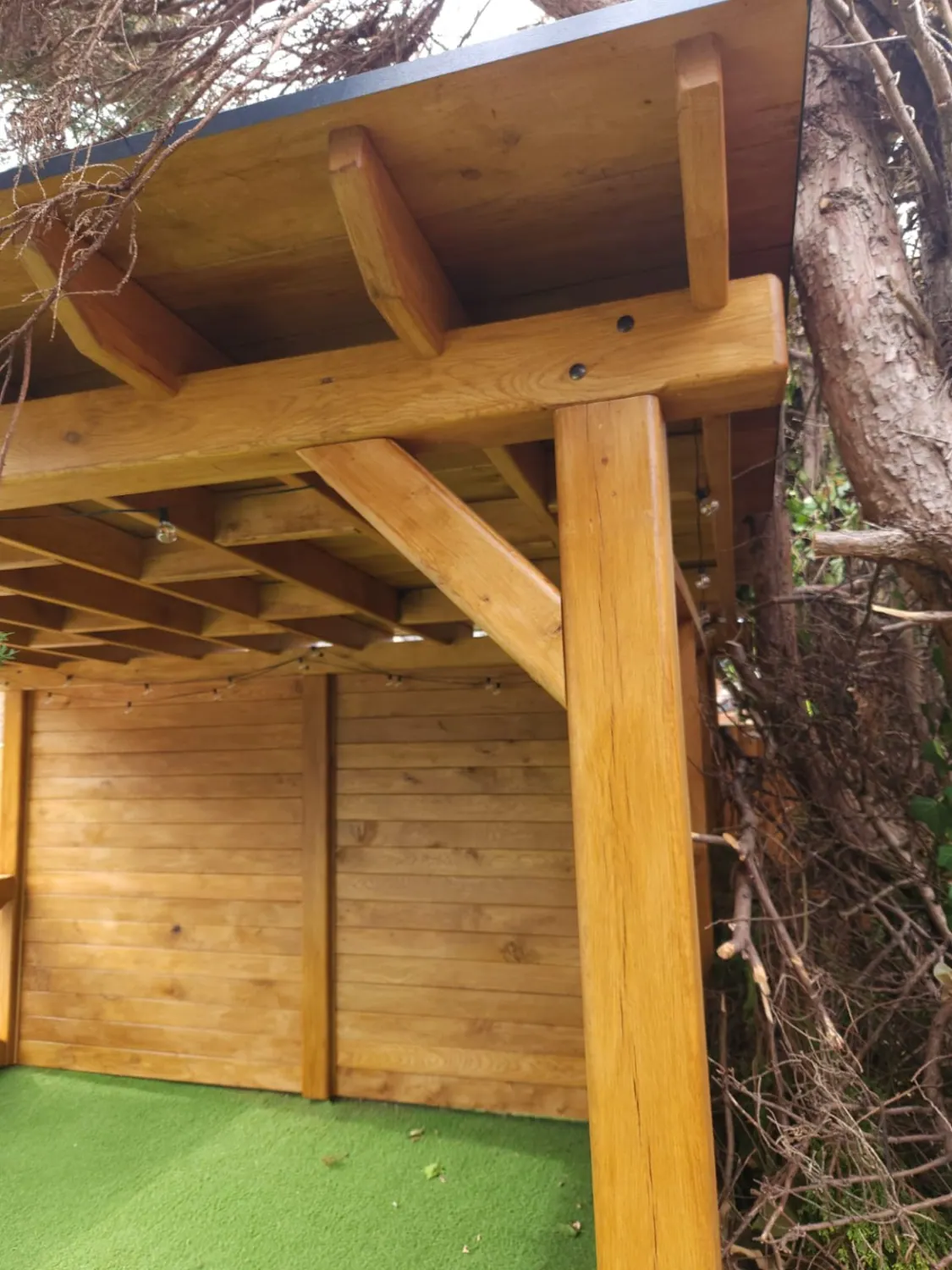 Timber Garden Gazebo – project photo 5 by A&J Bespoke Woodworking