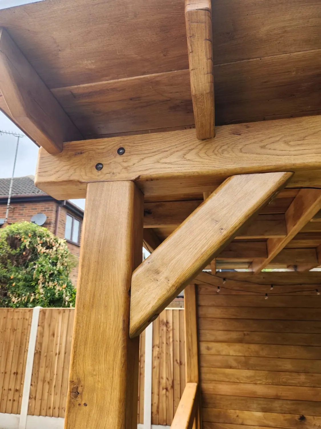 Timber Garden Gazebo – project photo 7 by A&J Bespoke Woodworking
