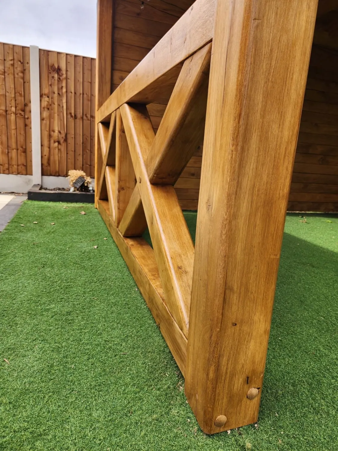 Timber Garden Gazebo – project photo 9 by A&J Bespoke Woodworking